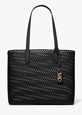 Eliza Extra-Large Woven Leather Tote Bag