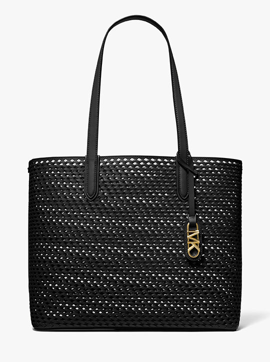 Eliza Extra-Large Woven Leather Tote Bag