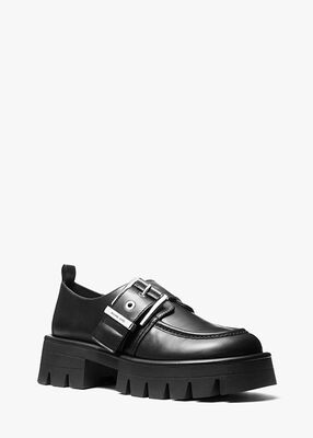 michael kors colby leather loafer