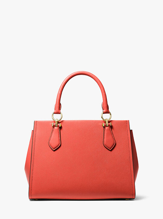 Marilyn Medium Saffiano Leather Satchel