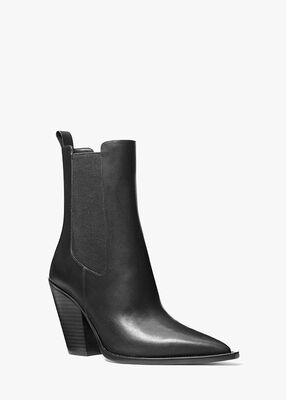 michael kors leni leather boot