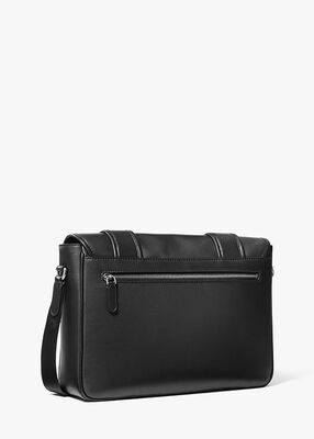 michael kors colby leather messenger bag