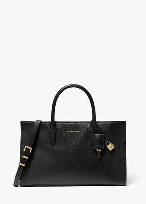 michael kors scarlett medium leather satchel