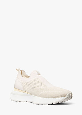 michael kors ari stretch knit slip on sneaker