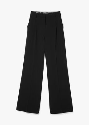 michael kors crepe wide leg pants