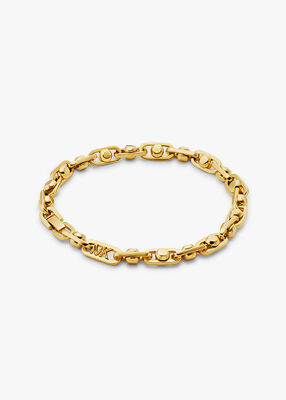 michael kors astor precious metal plated brass link bracelet