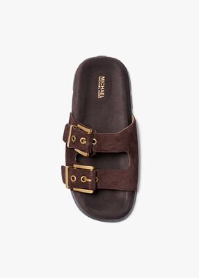 Colby Suede Flat Sandal