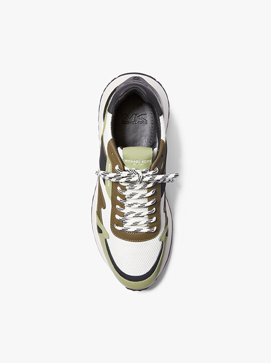 Miles Color-Block Signature Logo and Mesh Trainer