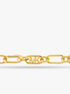 قلادة مايكل كورس بسلسلة مطلية بالذهب عيار 14 قيراط بطبقة مزدوجة