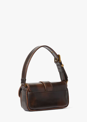 Colby Extra-Small Burnished Leather Shoulder Bag