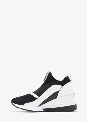 michael kors spencer mixed media trainer