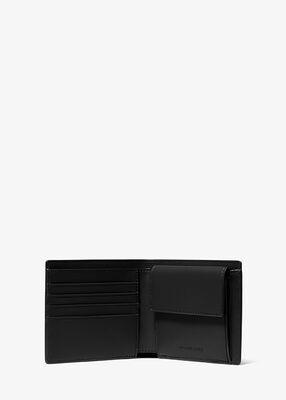 Hudson Pebbled Leather Billfold Wallet