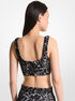 michael kors palm lace bralette top