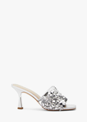 michael kors tessa sequined mule sandal