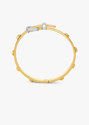 michael kors colby small precious metal plated brass bangle