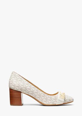 michael kors jilly flex signature logo pump