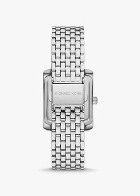 Petite Emery Pavé Silver-Tone Watch