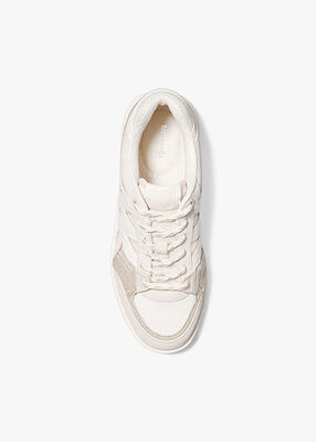 michael kors rebel mixed media sneaker