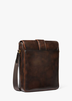 Colby Burnished Leather Crossbody Bag