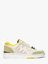 Rebel Color-Block Leather and Mesh Sneaker