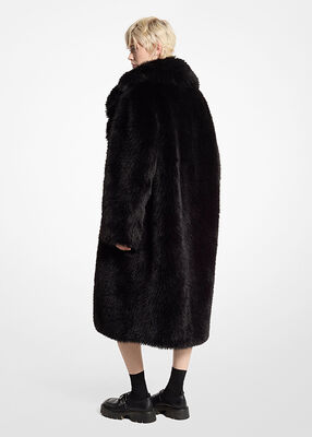 michael kors faux fur coat