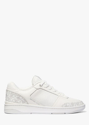 michael kors rebel empire monogram and leather sneaker