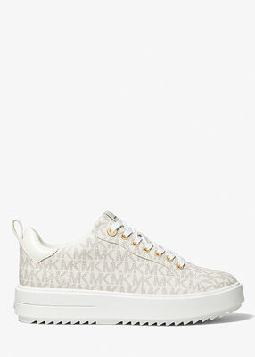 michael kors emmett signature logo sneaker