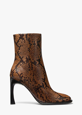 Kelsea Snake Embossed Leather Boot