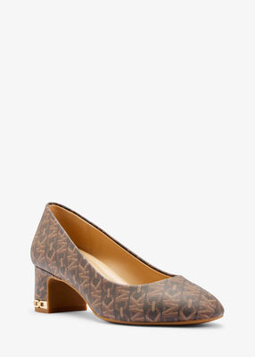 michael kors june flex empire monogram pump