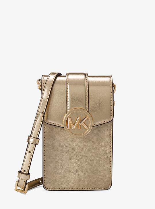 Metallic michael kors cheap crossbody